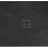 Bandeja Rea Rock rectangular 80x120, negra (REA-K4579)