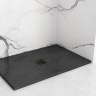 Bandeja Rea Rock rectangular 80x120, negra (REA-K4579)
