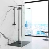 Bandeja Rea Rock rectangular 80x120, negra (REA-K4579)