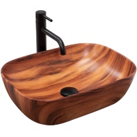 Lavabo Rea Belinda 33,5x46,5 madera mate (REA-U5051)