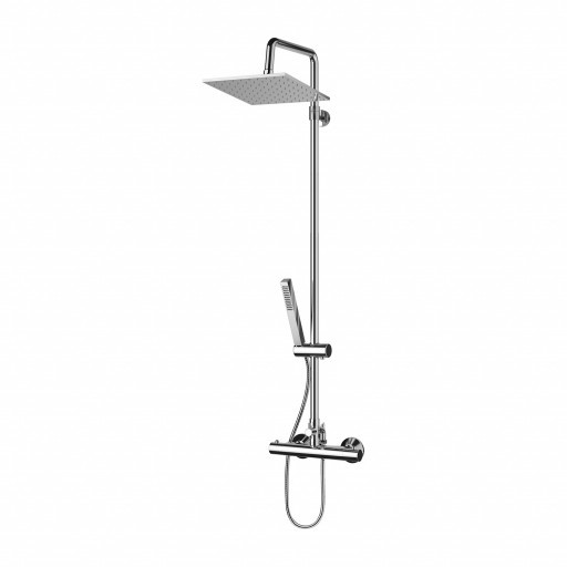 Omnires Mini shower system with chrome thermostat (MI1544-X/KCR)
