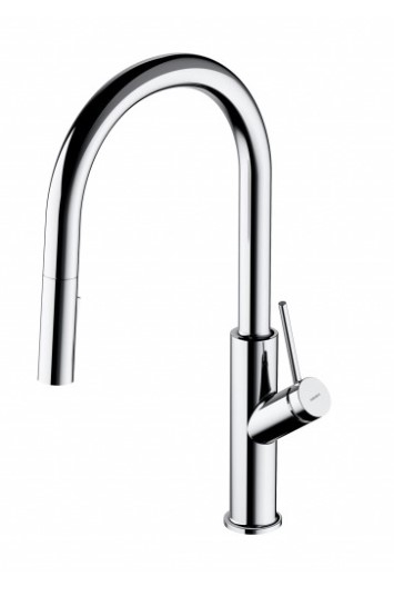 Omnires Bend chrome kitchen faucet (BE6455CR)