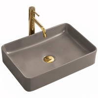 Lavabo Rea Avia 34,5x50,5 gris mate (REA-U0841)