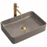 washbasin Rea Avia 34,5x50,5 grey matt (REA-U0841)