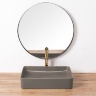 washbasin Rea Avia 34,5x50,5 grey matt (REA-U0841)