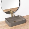 washbasin Rea Avia 34,5x50,5 grey matt (REA-U0841)