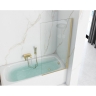 shower curtain Rea Elegant 80x140 gold transparent glass (REA-W6601)