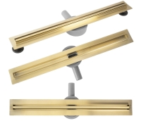 Desagüe Rea Neox Slim Pro dorado cepillado 70 (REA-G2714)