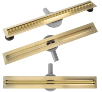 Sifón Rea Neox Slim Pro 900 mm, + sifón, patas, dorado (REA-G5805)
