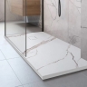 поддон Rea Bazalt 80x100 прямоугольный, carrara white (REA-K7000)
