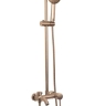 душевая система Rea Luis с изливом, brushed copper (REA-P7156)