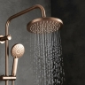 душевая система Rea Luis с изливом, brushed copper (REA-P7156)