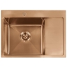 кухонная мойка Rea Fin 62x48 brush copper (ZLE-06018)