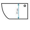 toilet Rea Carlo Mini Rimless 48x37 white + seat duroplast soft-close (REA-C6200)