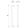 Toallero Omnires Modern Project dorado (MP60214GLB)