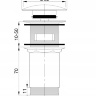 Omnires click-clack chrome bottom valve (Q706CR)