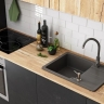 Fregadero de cocina Rea Nils 44x62 gris (ZLE-00101)