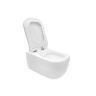 toilet Rea Mateo Rimless without rim, suspended, seat duroplast slim (REA-C1258)