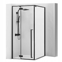 Cabina de ducha Rea Fargo 90x90 cristal de seguridad, transparente (REA-K6318)