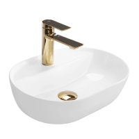Lavabo Rea Aura 42x30 blanco (REA-U6617)