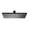 верхний душ Omnires Slimline 25х25 semi-matt black (WG225BL)