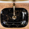 washbasin Rea Belinda 33,5x46,5 black marble shiny (REA-U8907)
