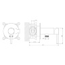 concealed hygienic kit Omnires Y black (SYSYBI2BL)