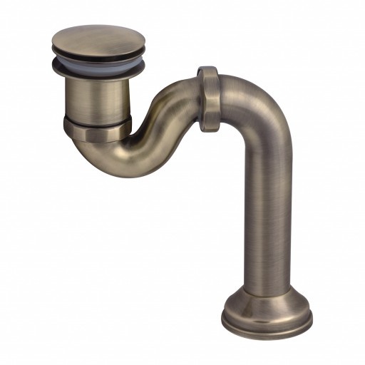 Bath siphon Omnires antique bronze (SYOM-W10BR)