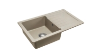 Fregadero de cocina Rea Dag beige (ZLE-00113) + sifón