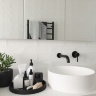 concealed washbasin mixer Rea Lungo black (BAT-B0969)
