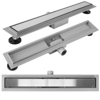 Cepillo de desagüe Rea Neox 100 níquel (REA-G2505)