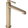Mezclador de lavabo Rea Monaco alto, cepillado dorado (REA-B4212)
