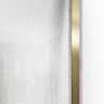 Mampara de ducha Rea Aero Ombre 110x195 cristal de seguridad, dorado cepillado/blanco (REA-K2465)