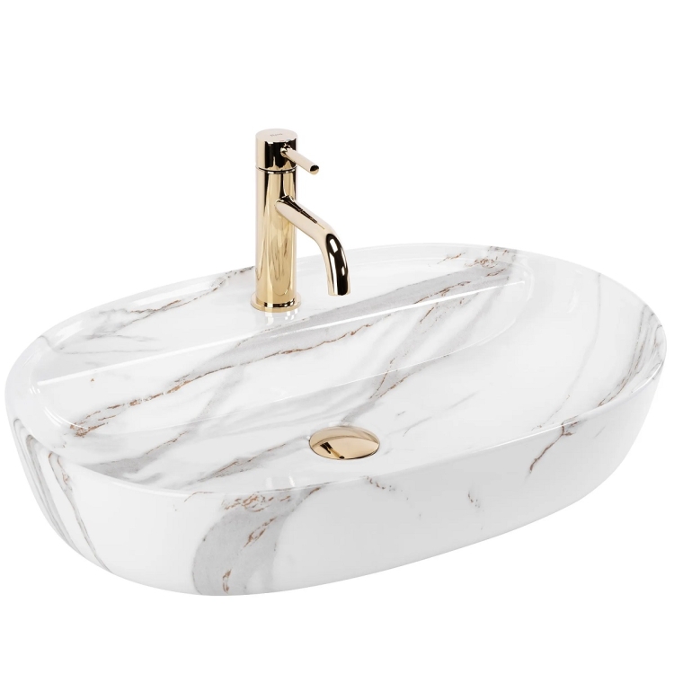 Lavabo Rea Aura 61x41 aiax brillante (REA-U6623)
