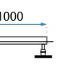 trampa Rea Pure Neo gold 800 mm (REA-G7002)