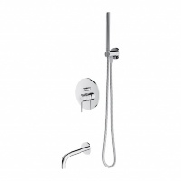 Sistema de ducha empotrado Omnires Y cromado (SYSYW01CR)