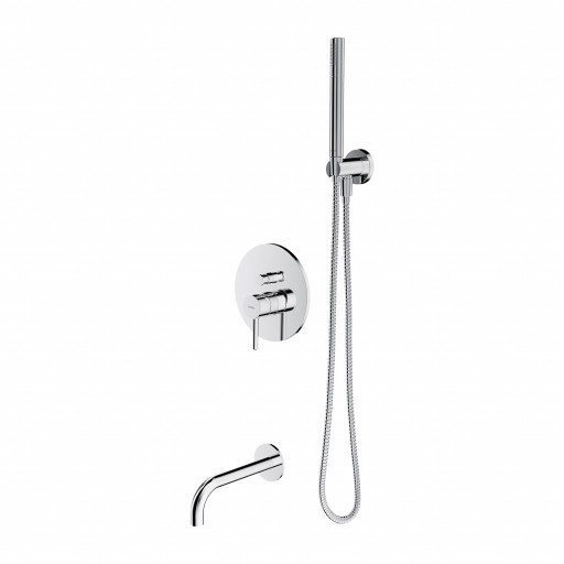 Sistema de ducha empotrado Omnires Y cromado (SYSYW01CR)