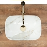 Lavabo Rea Belinda Mini 25x36,5 aiax brillante (REA-U6505)