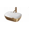 Lavabo Rea Jenny 34x46,5 dorado (REA-U9652)