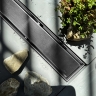 trap Rea Neo Pro 1000 mm, + siphon, legs, matte steel (REA-G5811)