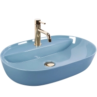 Lavabo Rea Aura 61x41 azul brillante (REA-U6618)