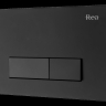 инсталляционная система Rea для унитаза + кнопка H black (KPL-90006)