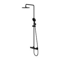 Sistema de ducha con termostato Omnires Y negro (Y1244NBL)