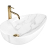Lavabo Rea Greta 40x65,5 blanco brillante (REA-U6501)
