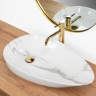Lavabo Rea Greta 40x65,5 blanco brillante (REA-U6501)