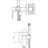 Kit de higiene cromado Omnires Parma (SYSPMBI2CR)