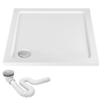 Bandeja Rea Savoy 90x90 cuadrada, blanca (REA-K1907)