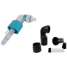 Rea installation system for toilet + F button chrome (REA-E0019)