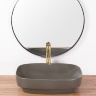 Lavabo Rea Gizel 38,5x50,5 cm gris mate (REA-U9612)