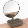 Lavabo Rea Gizel 38,5x50,5 cm gris mate (REA-U9612)